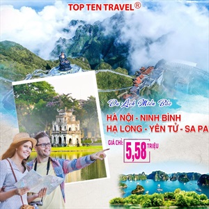 Tour miền Bắc: Hà Nội - Ninh Bình - Hạ Long - Yên Tử - Sapa | 6N5D